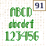alphabet 91