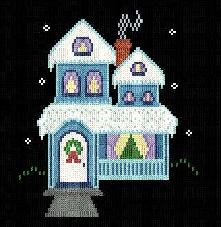 home for the holidays cross stitch pattern christmas log online calculator