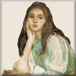 cross stitch pattern Julie Dreaming