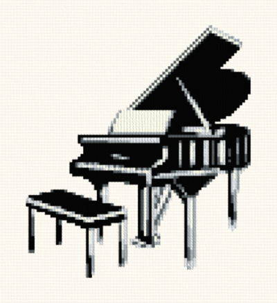 piano grand stitch cross pattern crosstitch counted patterns