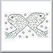 cross stitch pattern Pisces