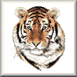Cross stitch pattern Tiger