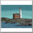cross stitch pattern Fisgard Lighthouse