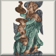 cross stitch pattern Musician Angels