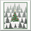 cross stitch pattern Christmas Tree Farm