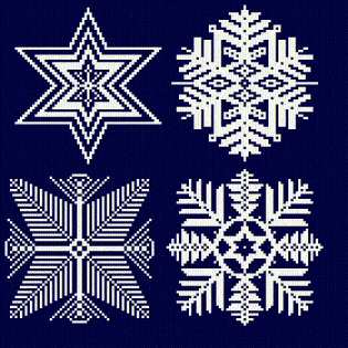 Snowflakes 4 Cross Stitch Pattern snowflakes Stitch cross easy snowflake patterns create simple need curves storypiece curve however lines something want started pattern
