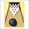 cross stitch pattern Bowling