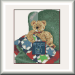 cross stitch pattern Happiness is a Warm Quilt