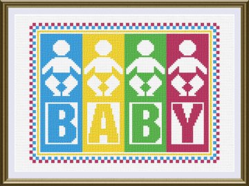 Baby Cross Stitch Pattern baby Cross stitch pattern a girl with chickens crossstitchclub