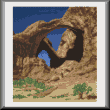 cross stitch pattern Double Arches