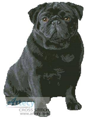 black pug cross black pug cross stitch pattern dogs black pug cross black pug cross stitch pattern dogs