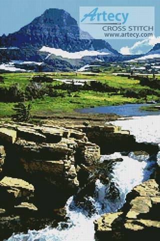 HomadornsHousehold Cotton Cloth Scenery Pattern Needlework Cross