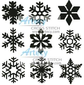 snowflakes cross stitch pattern snowflakes online gift certificates printable