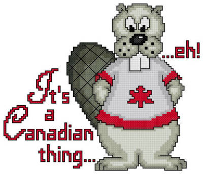 it s a canadian thing eh with pride cross stitch pattern flag football certificates