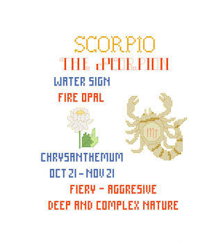 "Zodiac" cross stitch pattern