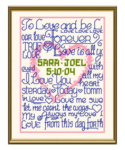 Calligraphy Love Heart