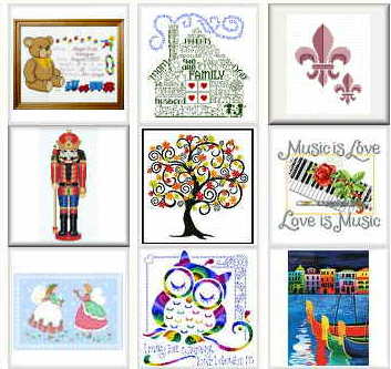 Popular cross stitch patterns