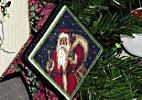 cross stitch St Nick