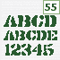 alphabet 55