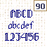 alphabet 90