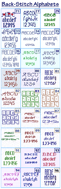 back-stitch alphabets