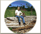 photo cross stitch Man