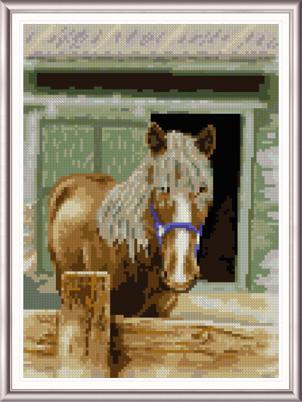 cross stitch pattern Misty