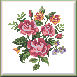 cross stitch pattern Alyssa`s Flowers