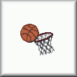 cross stitch pattern Basketball