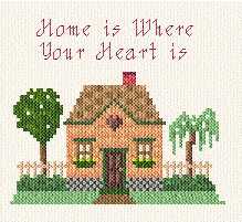 cross stitch pattern Home