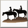 cross stitch pattern Horses