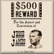 cross stitch pattern Wanted Poster