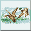 cross stitch pattern Mallards