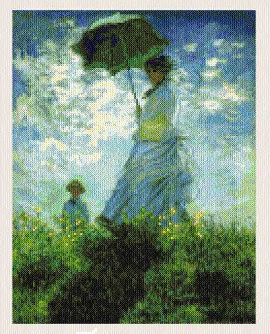 cross stitch pattern Parasol