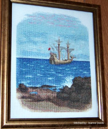cross stitch pattern New World Explorers