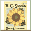 cross stitch pattern Sunflower Seeds