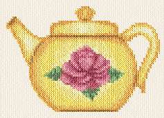cross stitch pattern Tea Pot