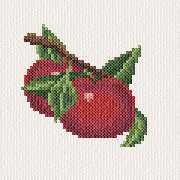 cross stitch pattern Apples