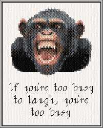 cross stitch monkey on Etsy, a global handmade and vintage