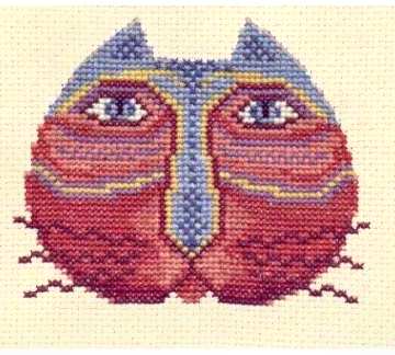 cross stitch pattern Cat Art