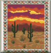 cross stitch pattern Southwest Sunset