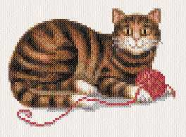 cross stitch pattern Tabby
