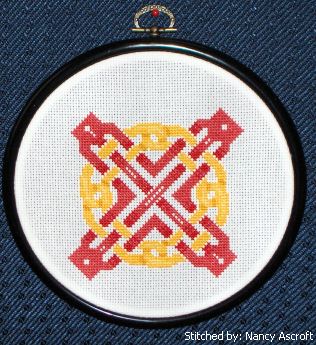 cross stitch pattern Celtic Art
