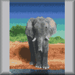 cross stitch pattern Elephant