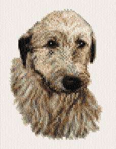 cross stitch pattern Irish Wolfhound