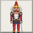 cross stitch pattern Mordecai (nutcracker)