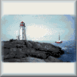 cross stitch pattern Peggy`s Cove