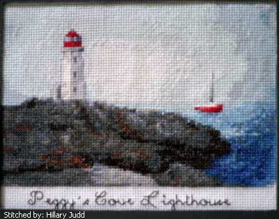 cross stitch pattern Peggy`s Cove