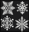 cross stitch pattern Snowflakes 2