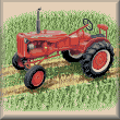 cross stitch pattern Tractor